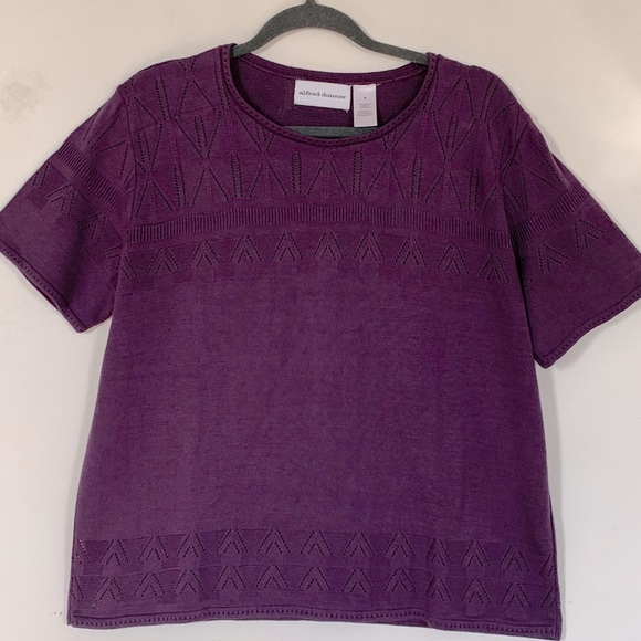 Alfred Dunner Tops - Pullover knit top - Alfred Dunner